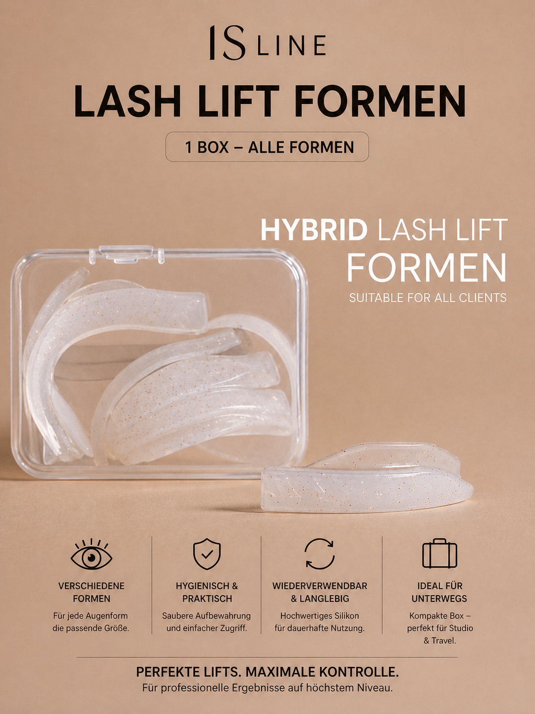 IS LINE Lash Lift Formen Set – 7 Größen