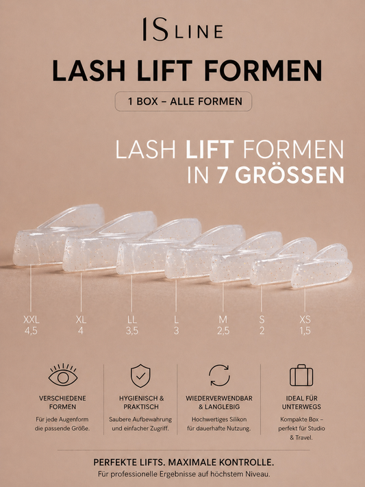 IS LINE Lash Lift Formen Set – 7 Größen