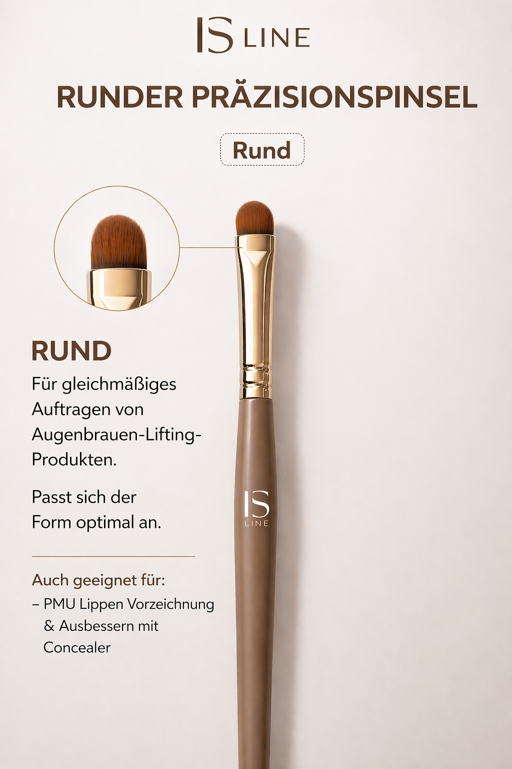 IS LINE RUNDER PRÄZISIONSPINSEL